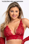 101578 SUTIÃ ABERTO GIGI verm 42 - Sex Shop em Curitiba