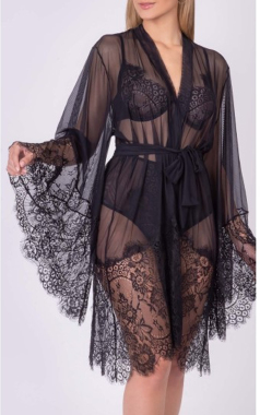 15312 ROBE EM TULE RENDA - Sex Shop em Curitiba