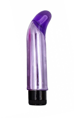 5552 VIBRADOR PERSONAL CROMADO C/CAPA SILIC 14 CM - Sex Shop em Curitiba