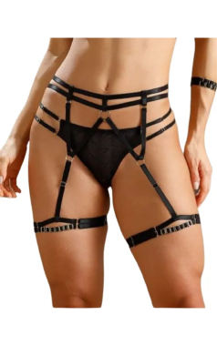 5617 CINTA-LIGA HARNESS  U - Sex Shop em Curitiba