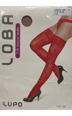 5666 MEIA 7/8 REDE LILAS(P/M) - Sex Shop em Curitiba