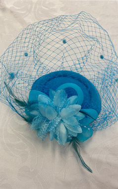 25531 Casquete Plumas Flor az cl - Sex Shop em Curitiba