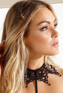 5530 CHOKER STRAPPY COM GUIPIR PR - Sex Shop em Curitiba