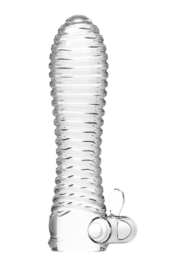 LN0111 CAPA PENIANA C/ VIBRO TEXTURIZ 12,5CM - Sex Shop em Curitiba