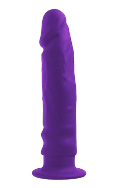 8646 Plug Anal Reto c/Ventosa 13.6x2.8cm - Sex Shop em Curitiba