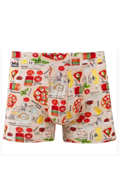 16EC6.P CUECA BOXER PIZZA P - Sex Shop em Curitiba