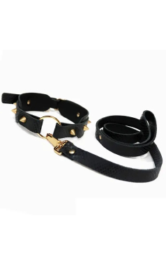 9042 COLEIRA C/GUIA PYTHON SPIKE ATHENA PR - Sex Shop em Curitiba
