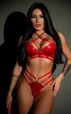 2265 CONJUNTO SHIBARI verm G - Sex Shop em Curitiba
