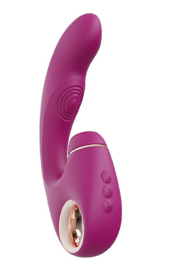 9099 Vibrador de Ponto G e Clitoris Dedilhar / Tapping Joanna Bordô - Sex Shop em Curitiba