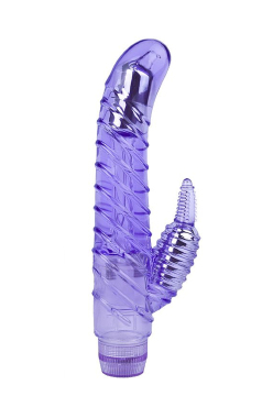 5111 VIBRADOR PONTO G C/RELEVOS DUAL  VB025 NP - Sex Shop em Curitiba