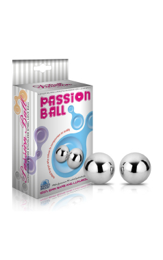 5697 BOLINHAS ACO INOX PASSION BALLS - Sex Shop em Curitiba